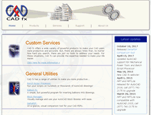 Tablet Screenshot of cadfx.com